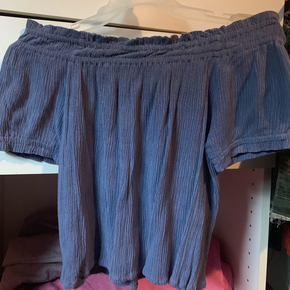 Off the shoulder crop top